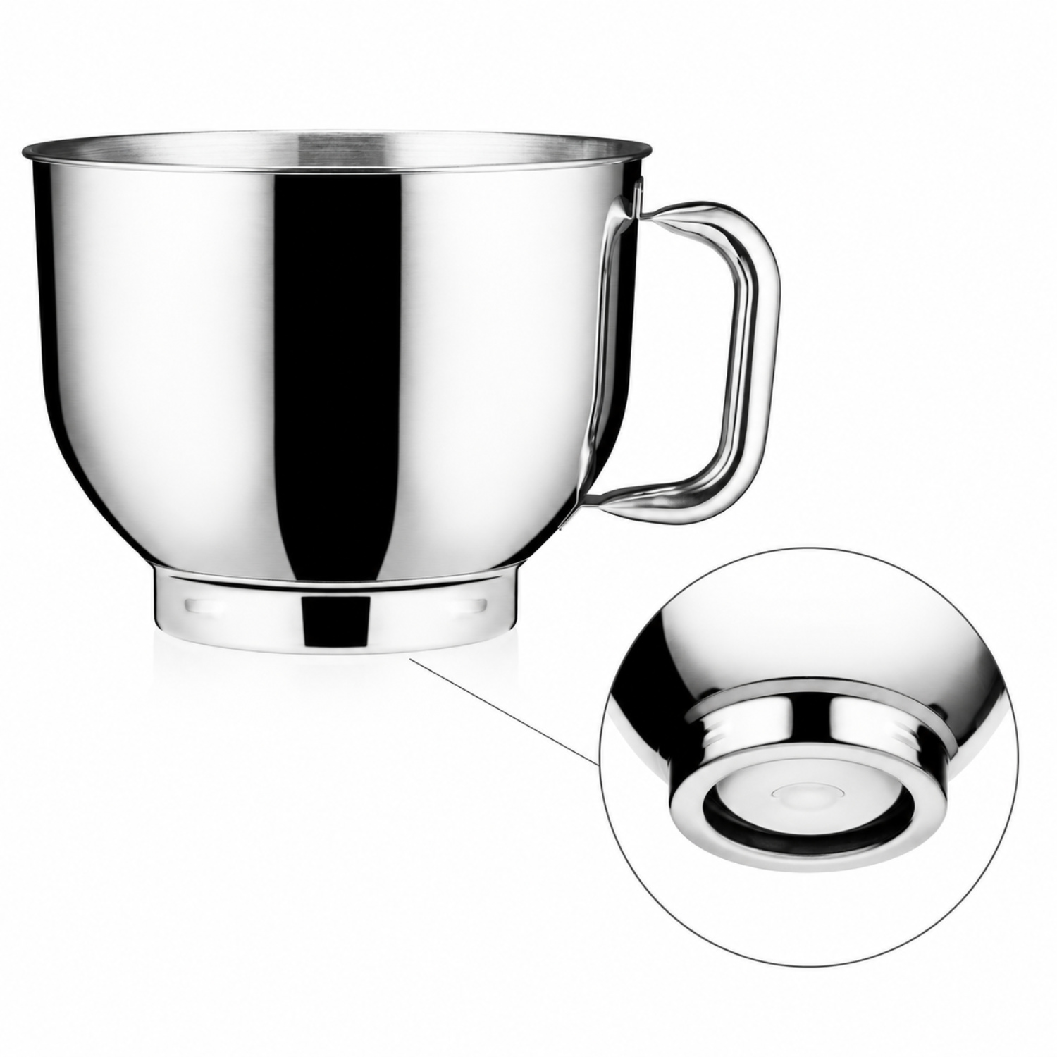 Misa 6 l z funkcją podgrzewania do robota planetarnego SilverHot Chef TE-24 Transa Electronics